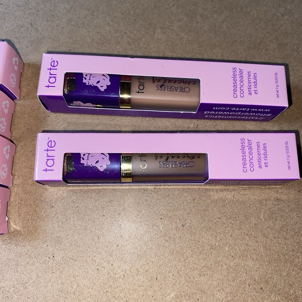 Tarte Creaseless Concealer Lot of 6 Mixed Shades Mini‎ Travel Size 52S 55H 60N - Picture 4 of 5